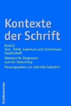 Cover Text, Ethik, Judentum und Christentum, Gesellschaft / Kontexte der Schrift Bd.1
