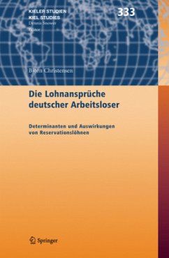 Die Lohnansprüche deutscher Arbeitsloser - Christensen, B.