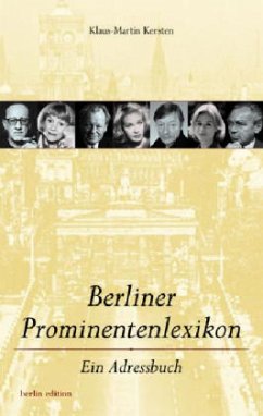 Berliner Prominentenlexikon - Kerstan, Klaus-Martin