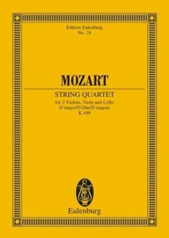 Streichquartett D-Dur KV 499, Partitur - Mozart, Wolfgang Amadeus