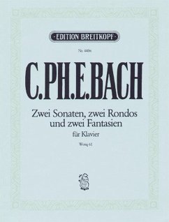 Cover Klaviersonaten und Freie Fantasien nebst einigen Rondos für das Forte-Piano Wq 61 1-6 (H. 288, 286, 289, 290, 287, 291)