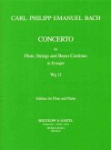 Flötenkonzert D-Dur Wq 13 (Erstausgabe), Klavierauszug