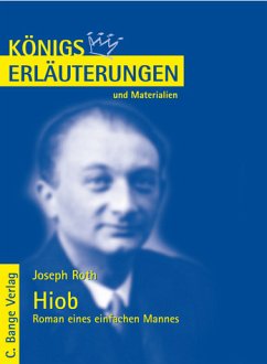 Cover Hiob von Joseph Roth. - Textanalyse und Interpretation mit ausführlicher Inhaltsangabe