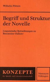 Begriff und Struktur der Novelle