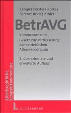 BetrAVG - Kemper, Kurt / Kisters-Kölkes, Margret / Berenz, Claus / Bode, Christoph