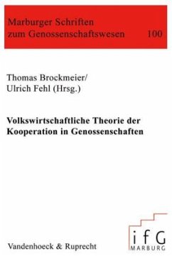 Cover Volkswirtschaftliche Theorie der Kooperation in Genossenschaften