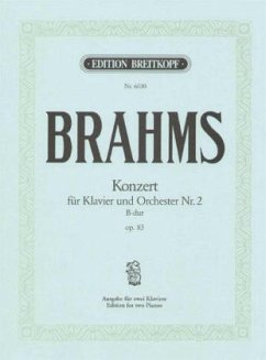 Klavierkonzert Nr.2 B-Dur op.83, Klavierauszug - Brahms, Johannes