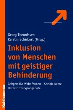 Inklusion von Menschen mit geistiger Behinderung - Theunissen, Georg / Schirbort, Kerstin (Hgg.)