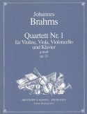 Klavierquartett Nr.1 g-Moll op.25, Klavier, Violine, Viola, Violoncello