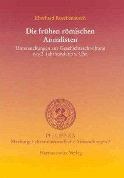 Cover Die frühen römischen Annalisten