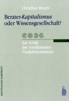 Cover Berater-Kapitalismus oder Wissensgesellschaft?