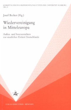 Cover Wiedervereinigung in Mitteleuropa