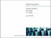 Sempre Semplice op.142 (I), Orgel