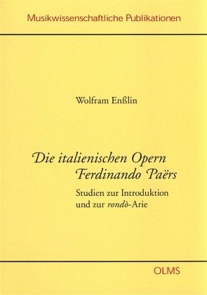 Die italienischen Opern Fernando Paërs