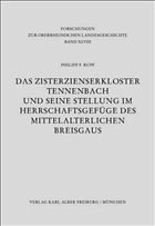 Cover Das Zisterzienserkloster Tennenbach im mittelalterlichen Breisgau