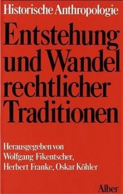 Cover Entstehung und Wandel rechtlicher Traditionen