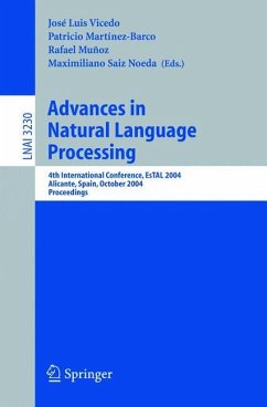 Advances in Natural Language Processing - Vicedo, José Luis / Martínez-Barco, Particio / Munoz, Rafael / Saiz Noeda, Maximiliano (eds.)