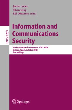 Information and Communications Security - López, Javier / Qing, Sihan / Okamoto, Eiji (eds.)