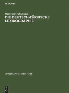 Die deutsch-türkische Lexikographie