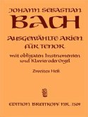 Ausgewählte Arien für Tenor, Gesang, Intrumente u. Klavier