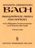 Ausgewählte Arien für Sopran, Gesang, Instrumente u. Klavier