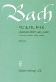 Lobet den Herrn, alle Heiden, Motette BWV 230, Partitur