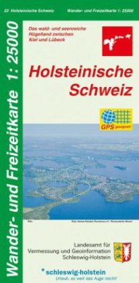 Wander- und Freizeitkarte Holsteinische Schweiz