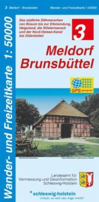 Wander- und Freizeitkarte Meldorf, Brunsbüttel