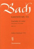 Kantate Nr. 172, Klavierauszug