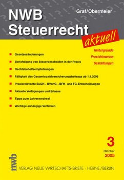 NWB Steuerrecht aktuell. Bd.3/2005