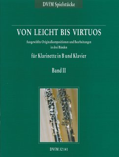 Cover Von leicht bis virtuos, Originalkompositionen für Klarinette und Klavier