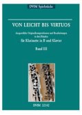 Von leicht bis virtuos, Originalkompositionen für Klarinette und Klavier