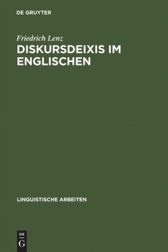 Diskursdeixis im Englischen - Lenz, Friedrich