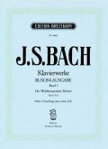 Wohltemperiertes Klavier I, Nachtrag zum ersten Teil / Sämtliche Klavierwerke, Bach-Busoni-Ausgabe Bd.1, Tl.4