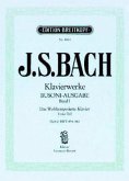 Wohltemperiertes Klavier I BWV 854-861 / Sämtliche Klavierwerke, Bach-Busoni-Ausgabe Bd.1, Tl.2