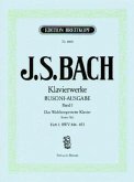 Wohltemperiertes Klavier I BWV 846-853 / Sämtliche Klavierwerke, Bach-Busoni-Ausgabe Bd.1, Tl.1