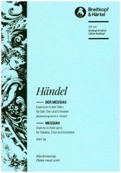 Der Messias HWV 56, Klavierauszug - Händel, Georg Friedrich