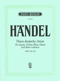 Neun Deutsche Arien HWV 202-210, Sopran, Violine (Flöte, Oboe), Basso continuo