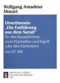 Divertimento 'Entführung aus dem Serail' aus KV 384, Bläsertrio, Stimmensatz