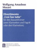 Divertimento 'Cosi fan tutte', Bläsertrio, Partitur und Stimmensatz