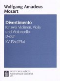 Divertimento D-Dur KV 136, 2 Violinen, Viola und Violoncello Divertimento D-Dur KV 136, 2 Violinen, Viola und Violoncello