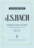 Geistliche Lieder und Arien, Tiefe Stimme, Gesang und Klavier