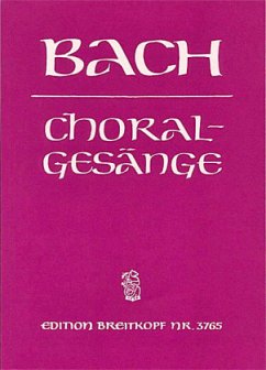 389 Choralgesänge mit obligatem Instrument, Gemischter Chor u. Klavier - Bach, Johann Sebastian