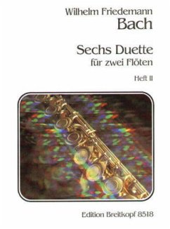 Sechs Duette, 2 Flöten - Bach, Wilhelm Friedemann