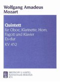 Klavierquintett Es-Dur KV 452 für Oboe, Klarinette, Horn, Fagott und Klavier