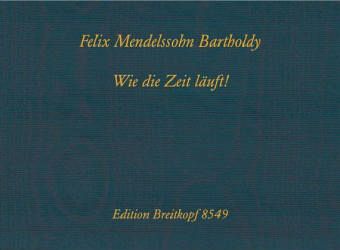 Wie die Zeit läuft (Faksimile mit Übertragung), Klavier Wie die Zeit läuft (Faksimile mit Übertragung), Klavier