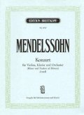 Violinkonzert d-Moll, Ausgabe für Violine u. 2 Klaviere, Klavierauszug