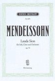 Lauda Sion op.73, Klavierauszug