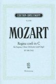 Regina coeli C-Dur KV 108 (74d), Sopran, Chor und Orchester, Klavierauszug Regina coeli C-Dur KV 108 (74d), Sopran, Chor und Orchester, Klavierauszug