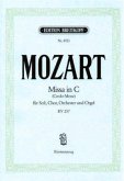 Missa C-Dur KV 257 (Credo), Klavierauszug